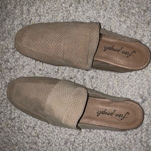 Free People Textile At Ease Snake Loafer